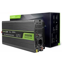 Green Cell INV10 power adapter inverter Auto 2000 W Black