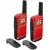 Motorola TALKABOUT T42 two-way radio 16 channels Black - Red