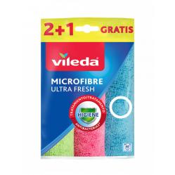 MICROFIBRE VILEDA ULTRA FRESH 3 PCS.