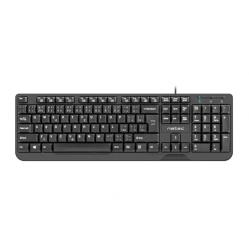 NATEC KEYBOARD TROUT SLIM USB - CZ SK LAYOUT - BLACK