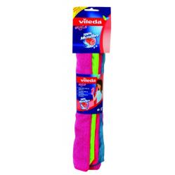 Vileda Microfibre Cloth Colors Extra Large 4 pcs