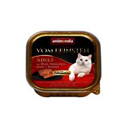 animonda Vom Feinsten Classic Cat with Beef - Chicken Breast - Herbs 100g