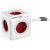 Allocacoc 2304 FREXPC power extension 3 m 5 AC outlet(s) Indoor Red - White