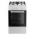 Beko FSG52020FW cooker Freestanding cooker Gas Black - White