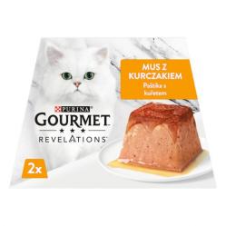 PURINA Gourmet Revelations Chicken - wet cat food - 2x57 g