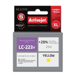 Activejet AB-223YN ink (replacement for Brother LC223Y - Supreme - 10 ml - yellow)