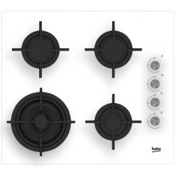 Beko HILW64122SW hob White Built-in 60 cm Gas 4 zone(s)