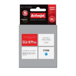 Activejet ACC-571CNX ink for Canon printer - Canon CLI-571C XL replacement - Supreme - 12 ml - cyan