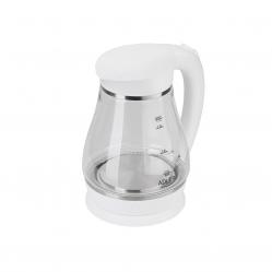 Adler AD 1274 B electric kettle 1.7 L White - Transparent 2200 W