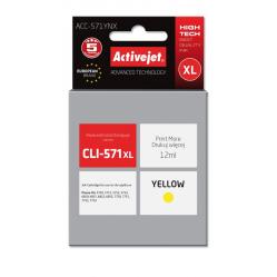 Activejet ACC-571YNX ink (replacement for Canon CLI-571Y XL - Supreme - 12 ml - yellow)