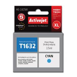 Activejet AE-16CNX ink for Epson printer - Epson 16XL T1632 replacement - Supreme - 15 ml - cyan