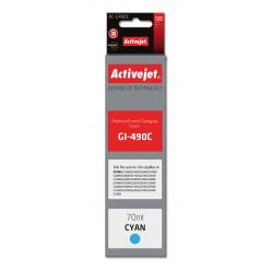 Activejet AC-G490C ink for Canon printer - Canon GI-490C replacement - Supreme - 70 ml - cyan