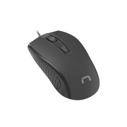 Natec Optical Mouse HOOPOE 2 1600 DPI - USB - Black