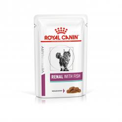 ROYAL CANIN Renal with Fish Wet cat food Chunks in sauce Chicken - Pork - Salmon 12x85 g