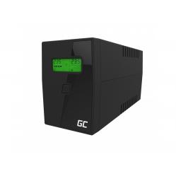 Green Cell UPS01LCD uninterruptible power supply (UPS) Line-Interactive 600 VA 360 W 2 AC outlet(s)