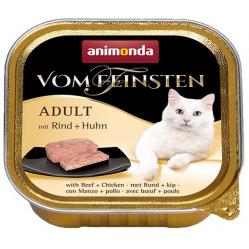 ANIMONDA VOM FEINSTEN ADULT Wet cat food Beef Chicken 100 g