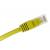 Alantec KKU5CZA1 networking cable Yellow 0.25 m Cat5e U UTP (UTP)