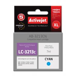 Activejet AB-3213CN printer ink for Brother - Brother LC3213C replacement - Supreme - 7 ml - cyan
