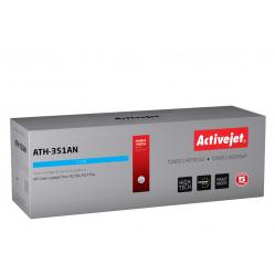 Activejet ATH-351AN toner for HP printer - HP CF351A replacement - Supreme - 1100 pages - cyan