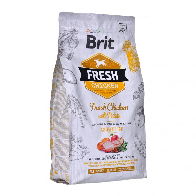 Brit Fresh Chicken - Potato Adult Great Life 2 - 5kg