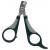 TRIXIE 2373 pet grooming scissors Black - Grey