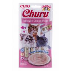 INABA Churu Tuna with salmon - cat treats - 4x14 g