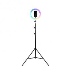 Havit ST7026 - tripod with RGB light ring, black