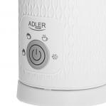 Adler AD 4494 milk frother/warmer Automatic Metallic, White