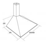 Cooker hood AKPO WK-5 SOFT 50 WHITE