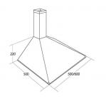 Akpo WK-5 Soft 50 Cooker hood Inox