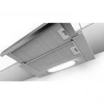 Bosch Serie 4 DFT63AC50 cooker hood Semi built-in (pull out) Silver 360 m³/h