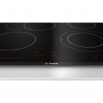 Bosch Serie 8 PKN675DP1D hob Black, Stainless steel Built-in Ceramic 4 zone(s)
