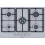 Bosch Serie 4 PGQ7B5K90 hob Stainless steel Built-in 75 cm Gas 5 zone(s)