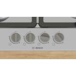 Bosch Serie 4 PGH6B5K90 hob Stainless steel Built-in 58 cm Gas 4 zone(s)