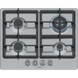 Bosch Serie 4 PGH6B5K90 hob Stainless steel Built-in 58 cm Gas 4 zone(s)