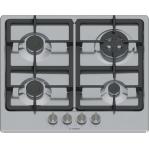 Bosch Serie 4 PGH6B5K90 hob Stainless steel Built-in 58 cm Gas 4 zone(s)