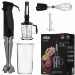 Braun MultiQuick 7 MQ 7045X 1.25 L Immersion blender 1000 W Black, Stainless steel