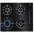 Electrolux EGG6407K Black Built-in 59 cm Gas 4 zone(s)