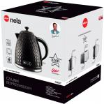ELDOM NELA kettle, 1.7 l capacity, 2000 W power, black