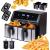IDEAL Fat-free fryer, double horizontal 9L, 8 functions - including food drying