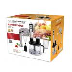 Esperanza EKM004 blender 0.6 L Immersion blender Black,Silver,Transparent 800 W