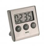 GEFU CONTARE Digital kitchen timer Black, Stainless steel