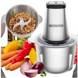 Shredder electric chopper for fruit, vegetables and ice steel 500 W.
