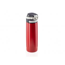 Leifheit 03273 travel mug 600 ml Black, Red Stainless steel