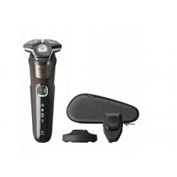 Men's electric shaver, brown + case, Philips 5000 series S5886/38