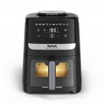 Tefal Easy Fry Silence EY5568E0 fryer Single 5 L Stand-alone Hot air fryer Black, Stainless steel