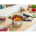 Pressure cooker TEFAL SECURE TRENDY 6L + stainless steel basket