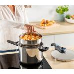 Pressure cooker TEFAL SECURE TRENDY 6L + stainless steel basket