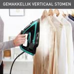 Tefal Puregliss FV8066 Dry & Steam iron Durilium AirGlide Autoclean soleplate 3000 W Black, Blue