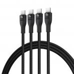 Baseus Flash Series Type C to C+C+C fast charging cable 480 Mbps Black